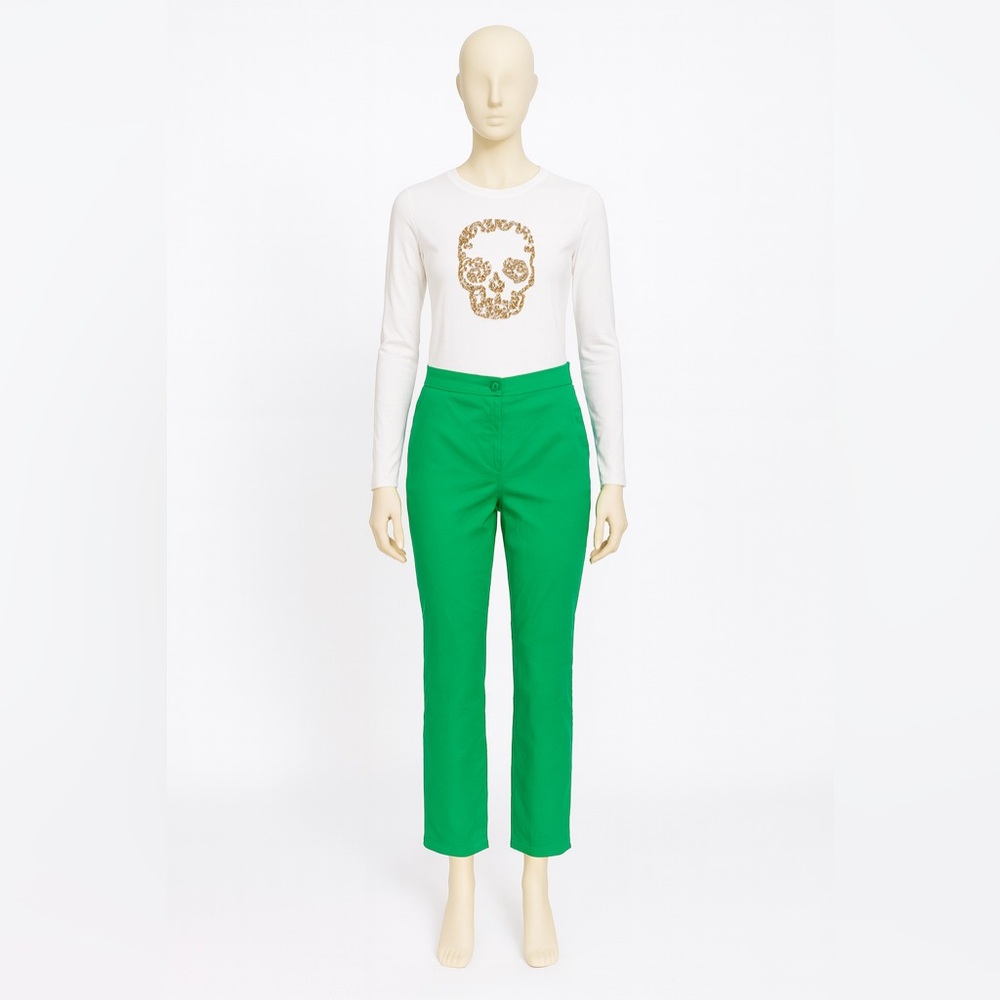 Green dress pants
